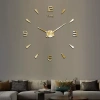 Factory direct sales of large-sized creative wall clocks, DIY wall clock mirrors, wall clock mirrors, wall stickers, acrylic wall stickers, in stock Specification image